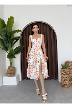 لباس سفید زنانه بافتنی Lovia - کد 936746807