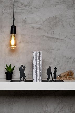 پایه کتاب مشکی فلزی elfmetal - کد 813641836