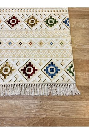 فرش رنگی زیره ضد لغزش Bordo Halı - کد 933190640