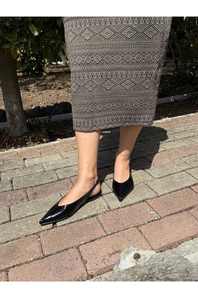 بابت مشکی زنانه چرم مصنوعی BURCU COLLECTİON - کد 937962525