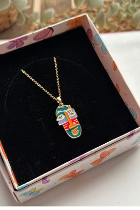 گردنبند استیل ( فولاد ) رنگی زنانه استیل (فولاد) The Simu - کد 937959739