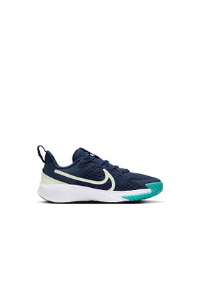 کفش پیاده روی سرمه ای بچه گانه پارچه ای Nike - کد 938149736