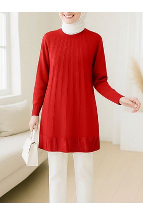 تونیک قرمز بافتنی Modamorfo - کد 921394670
