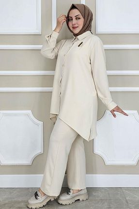 ست بالاتنه و پائین تنه حجاب رنگی زنانه رگولار PYS - کد 938003032