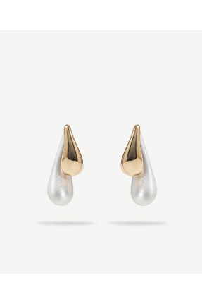 گوشواره جواهر طلائی مروارید Yargıcı - کد 929771724