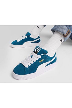 کفش اسنیکر آبی زنانه بند دار Puma - کد 898216820