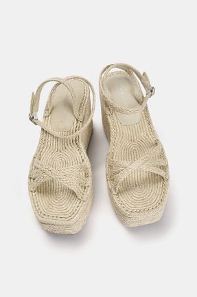 کفش پاشنه بلند پر بژ زنانه پاشنه متوسط (5-9 سانتی متر) Pull & Bear - کد 938166878