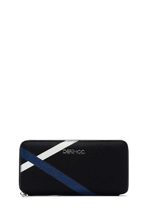 کیف پول مشکی زنانه چرم مصنوعی Derimod - کد 781590237