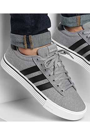 کفش اسنیکر طوسی مردانه بند دار adidas - کد 847808045
