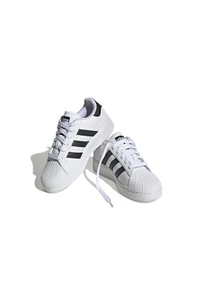 کفش اسنیکر سفید زنانه بند دار adidas - کد 850758140