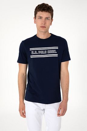 تیشرت سرمه ای مردانه رگولار U.S. Polo Assn. - کد 938077618