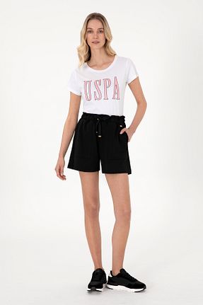 شلوارک و برمودا مشکی زنانه بافتنی U.S. Polo Assn. - کد 938079755
