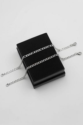 دستبند استیل (فولاد) مردانه استیل ضد زنگ TREND COLLECTİON - کد 938068284