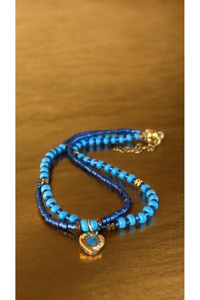 خلخال جواهر آبی زنانه استیل (فولاد) Bensei Takı Dükkanı - کد 938084333