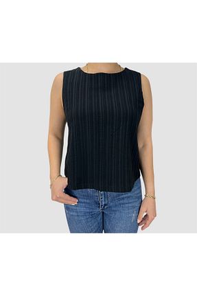 بلوز مشکی زنانه ساده ABAS - کد 938092558