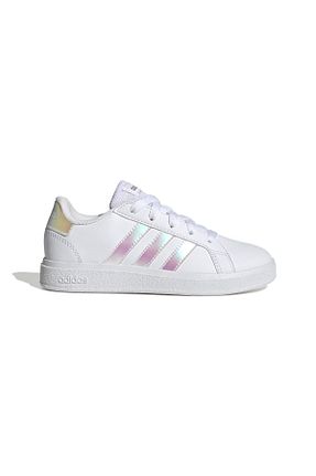 کفش اسنیکر سفید بچه گانه بند دار adidas - کد 353425240