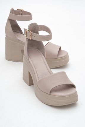 صندل نباتی زنانه پاشنه پلتفرم luvishoes - کد 938094991