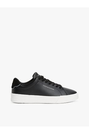کفش اسنیکر مشکی مردانه چرم اصل Tommy Hilfiger - کد 901396491