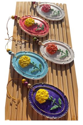 محصول دکوراسیون دیوار سفید سنگ PERGAMON CANDLES - کد 938105520