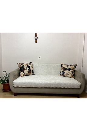 کاور مبل سفید مخمل KÜÇÜKSOY - کد 183098008