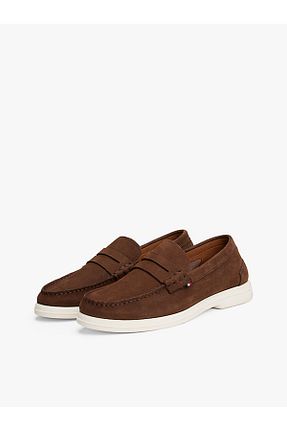 کفش کلاسیک قهوه ای مردانه پاشنه کوتاه (1 - 4 سانتی متر) Tommy Hilfiger - کد 938099678
