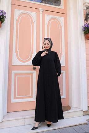 کلاه و ابایا مشکی زنانه پلی استر KADEEM - کد 899590550