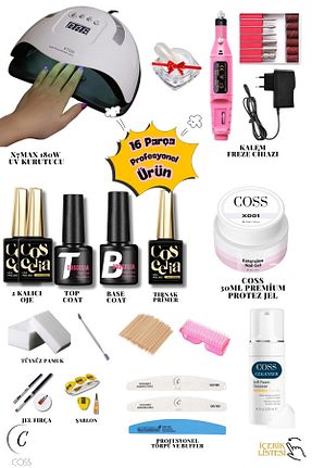 ناخن مصنوعی و اکسسوری نارنجی PRObeauty - کد 902813125