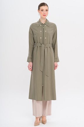 کلاه و ابایا خاکی زنانه مخلوط پلی استر Olcay - کد 938141922