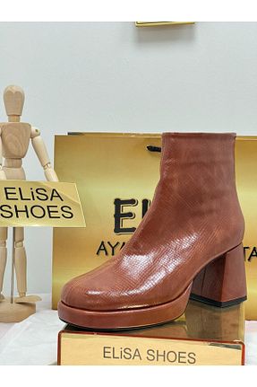 بوت / نیم بوت قهوه ای زنانه چرم مصنوعی KRISTE BELL - کد 888906511