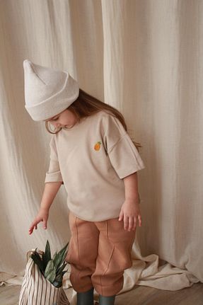 تیشرت بژ بچه گانه اورسایز Oh La La Koala For Little Ones - کد 931850415