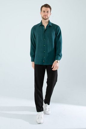 پیراهن مشکی مردانه گشاد YXC SPORTS - کد 940365303