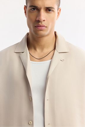 پیراهن بژ مردانه رگولار Avva - کد 938161105