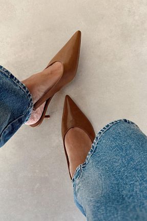 کفش پاشنه بلند کلاسیک سفید زنانه چرم مصنوعی nope21shoess - کد 938172865