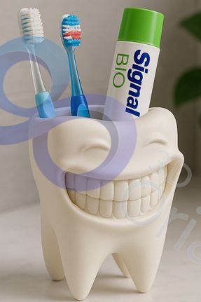 جای مسواک سفید پلاستیک 3DOria - کد 937796585