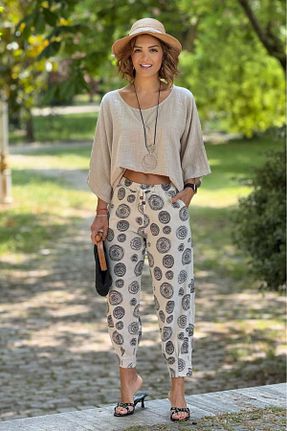 شلوار رنگی زنانه پنبه ای Nevin Kaya Moda - کد 938170828