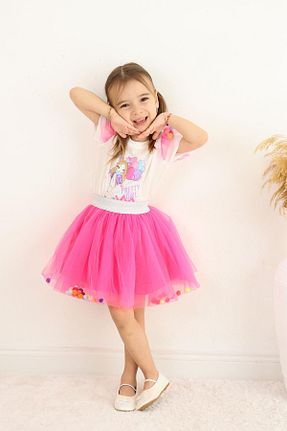 ست بالاتنه و پائین تنه صورتی بچه گانه بافت Çocuksan Baby&Kids Wear - کد 924225551