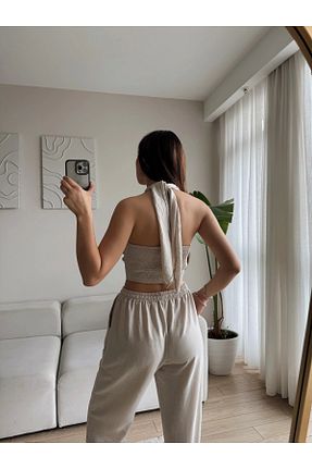 ست بالاتنه و پائین تنه رنگی زنانه بافتنی Zoom Butik - کد 928156541