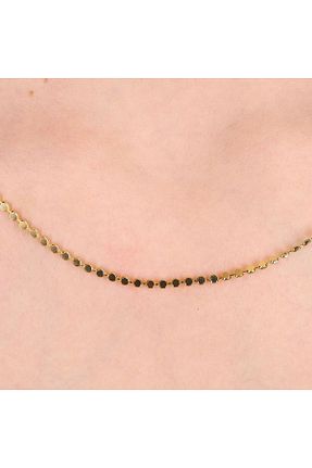 گردنبند استیل ( فولاد ) زرد استیل (فولاد) mercanjewelry - کد 938216606