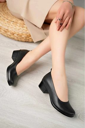 کفش کژوال مشکی زنانه چرم خالص Garmoda - کد 938204724