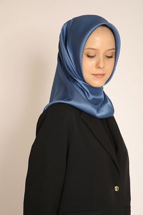 روسری رنگی کرپ ساتن ابریشم Dia Vela - کد 938216128