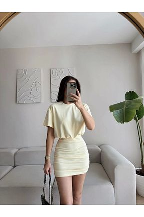 لباس رنگی زنانه بافتنی Zoom Butik - کد 938230802