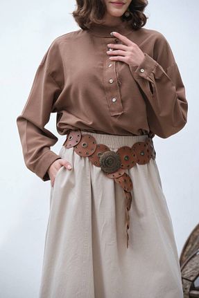 کمربند نارنجی زنانه MODAGK - کد 938272829