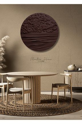 محصول دکوراسیون دیوار قهوه ای اکریلیک MAİNTHEAHOME - کد 924448029