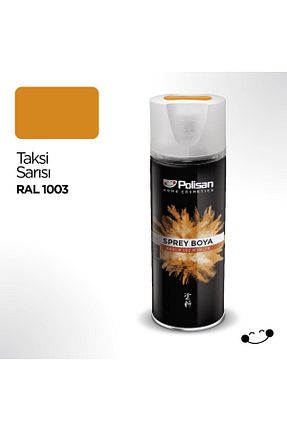 رنگ اسپری زرد Polisan - کد 781295394