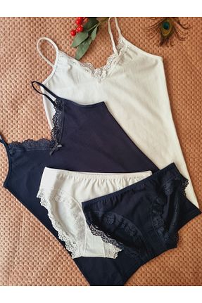 رکابی سرمه ای زنانه پارچه ای Demirsa Boutique - کد 925065013