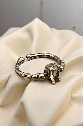 انگشتر جواهر متالیک زنانه NBS Beautiful Naturel Stones - کد 938347356