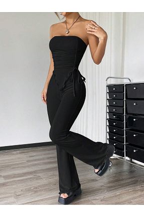 ست بالاتنه و پائین تنه مشکی زنانه بافت Wild Flower - کد 937418214