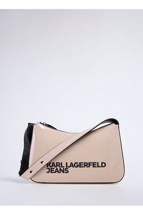 کیف دوشی بژ زنانه Karl Lagerfeld - کد 938362395