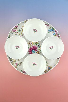 کاسه رنگی Reçellik Bursa Porselen Dekor - کد 938393865