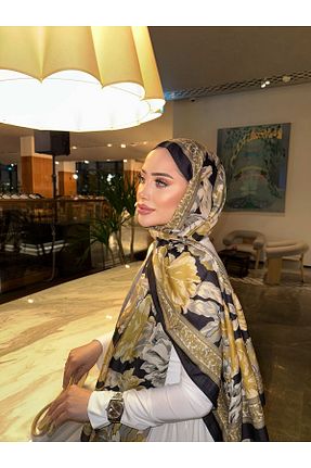 شال مشکی زنانه پنبه پلی استر ELZE - کد 938280996